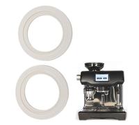 Coffee Machine Group Gasket 58mm Silicone Seal Leakproof High Temp Resistant Replacement for Sage 9 Series BES920XL BES900XL with 2 Pack Group Head Seal Gasket Coffee Machine Group Head Seal