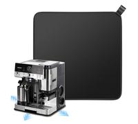 Coffee Machine Mat Compatible with Ninja,Bottom Anti-Slip Coffee Machine Accessories for ES601uk,Kitchen & Coffee Bar Essentials - Black - 33x32 cm