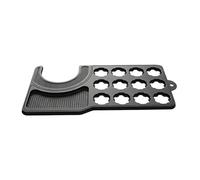 Coffee Machine Mat, Silicone 12 Slots Drip-Proof Draining Pad, Coffee Bar Countertop Protector for Cafe, Kitchen, Dorm, Drinking Room, Apartment, Home Organizer