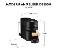 Nespresso Vertuo Pop ENV90B Coffee Pod Machine (DeLonghi) - Black