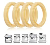 Coffee Machine Seal Set, 4 Pcs Coffee Machine Brew Group Head Seal Gasket, No BPA Silicone Gasket Seal for Breville Espresso Machine 878/870/860/840/810/500/450/ Sage 500/870/875/880/810/878
