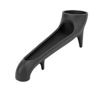 Coffee Machine Silicone Funnel for BREVILLE Espresso Machine, Espresso Machine Water Tank Funnel Offset Funnel for Water Tank Access Under Cabinets Food Funnel Large Funnel (Black)