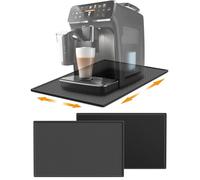 Coffee Machine Silicone Mat 48x30cm, Countertop Protector Sliding Mat for De Longhi Magnifica Philips LatteGo Siemens Breville Tassimo Coffee Makers Accessories Ninja Air Fryers Heat Resistant Mat