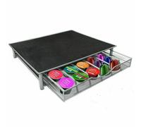 Garden Mile 36 Capsules Coffee Pod Storage with Sliding Drawers - Non Slip Surface Stackable Holder Organiser Box Coffee Capsules Tray Coffee Machine Stand for Dolce Gusto Coffee Pods