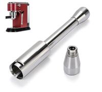Coffee Machine Steam Spout Nozzle, Stainless Steel Steam Wand with Nozzle Tip Coffee Maker Steaming Spout Tip Reusable Coffee Maker Tube Nozzle Tip Spout for EC685 Espresso Machine