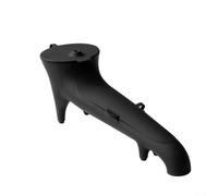 Coffee Machine Water Guide Funnel - Silicone Water Deflection Track for Rear-Mount Espresso Tanks, 23.5 x 8.6 cm, Easy-Clean, Tilted Spill-Prevention Design with Dust Cover(Black)