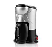 Coffee Machines Milk, Mini Coffee Machine Gift Household Portable Tea Machine Ceramic Cup Small Drip Coffee (Black) Interesting, HUANGHAIQIU