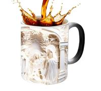 Coffee Mag In The Birth Scene Of Christ, Jesus Birth Mug, Changing Color Mug, Birth Mug In -Ceramic Capacity Funny Coffee Mug For Milk