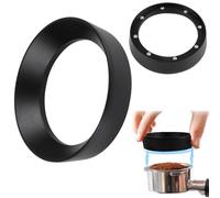 Coffee Magnetic Dosing Funnel 58mm Black - Espresso Dosing Funnel Outward Locking Design With 10 Magnets, Dosage Hopper Portafilter, Espresso Ring Barista Tool