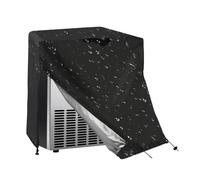 Coffee Maker Dust Cover, Kitchen Mixer Stand Dustproof Jacket Small Appliance Cover Coffee Machine Maker Accessories For Home Offices Commercial Patio Indoor Fryer Blender - Black