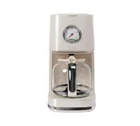 Coffee Maker Retro Style Nostalgia 150, Cream White, 900 Watts, 1.5 Litres, 4-12 Cups, Dial for Keeping Warm Time, Removable Filter Holder, Keep Warm Function, Automatic Shut-Off