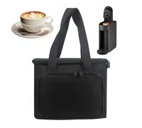 Coffee Maker Travel Bag - Multi Compartment Oxford Storage Carrier with Shoulder Strap | Espresso Machine Case Single Serve Brewer Organizer Bag for Home Travel