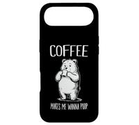 Coffee Makes Me Wanna Poop Funny Bear Coffee Lover Case for iPhone Air