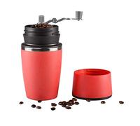 Coffee Manual Grinder and Travel Mug Set - Portable Coffee Bean or Spice Grinder for Home, Office, and Traveling - Premium Quality Grind on The Go