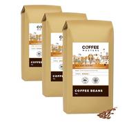 Coffee Masters All Day Blend Espresso Coffee Beans 1kg - Medium Roast for Strong and Full Bodied Drink - Whole Bean, Ideal for Barista Machines (Pack of 3)