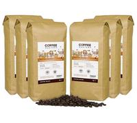 Coffee Masters All Day Blend Espresso Coffee Beans 6x1kg - Medium Roast for Strong and Full Bodied Flavour, Whole Bean, Ideal for Barista Machines