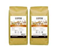 Coffee Masters Brazil Carbon Conscious Coffee Beans 2x1kg - Single Origin, 100% Arabica for a Heavy Bodied Creamy Espresso - Medium Roasted Brazilian Bean, Ideal for Barista Machines
