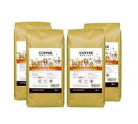 Coffee Masters Brazil Carbon Conscious Coffee Beans 4x1kg - Single Origin, 100% Arabica for a Heavy Bodied Creamy Espresso - Medium Roasted Brazilian Bean, Ideal for Barista Machines