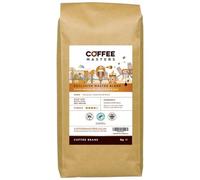 Coffee Masters Coffee Beans 1kg Exclusive Master Blend - 100% Arabica, Medium Dark Roasted Whole Bean Ideal for Espresso Machines
