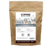 Coffee Masters Mountain Water Decaf Ground Coffee 500g - 100% Arabica Beans - Espresso Suitable for Espresso Machines - Bold and Strong Flavour Decaffeinated Coffee Beans