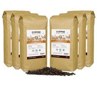 Coffee Masters Signature Blend Coffee Beans 6x1kg - 100% Arabica, Medium Roast Whole Bean, Ideal for Espresso Machines - Rainforest Alliance Accredited