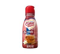 Coffëe matë Cinnamon Vanilla Crème Flavoured Liquid Non-Dairy Coffee Creamer I 32oz (946ml) I US Import
