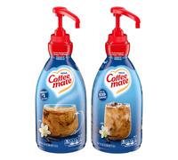 Coffee-mate Coffee Creamer, French Vanilla Pump Bottle, 1.5L (Pack of 2) Blue