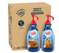 Coffee-mate Coffee Creamer, French Vanilla Pump Bottle, 1.5L (Pack of 2) Blue