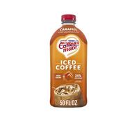 Coffëe matë Iced Coffee Caramel Flavored Non-Dairy Ready to Drink Iced Coffee I 50oz (1.47L) I US Import