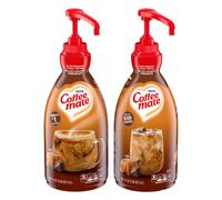 Coffee Mate Liquid Coffee Creamer Concentrate - Coffee Creamer with Pump in Salted Caramel Chocolate Flavour - Coffee Whitener - No Refrigeration
