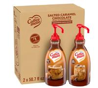 Coffee Mate Liquid Coffee Creamer Concentrate - Coffee Creamer with Pump in Salted Caramel Chocolate Flavour - Coffee Whitener - No Refrigeration