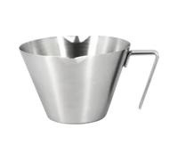 Coffee Measuring Cup - Heatproof Jug Made of Stainless Steel, Measuring Tool with Double Spread | Three Scale Design Handle for Accurate Mixing, Cooking, Brewing and Kitchen Dispensing, Reliable