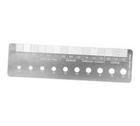 Coffee Measuring Ruler Coffee Grind Size Ruler Stainless Steel Bean Grinder Accessories Measuring Tools Improve Extraction Rate