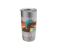 Coffee Meme - Don't Talk to Me Until I've Had My Coffee Stainless Steel Insulated Tumbler