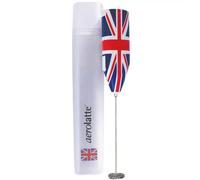 Aerolatte Milk Frother Union Jack Design To-Go Cordless with Storage Tube