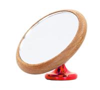 Coffee Mirror Coffee Reflective Mirror Coffee Tampering Reflective Mirror 360 Degree Rotatable Magnetic Adjustable Visual Extraction Mirror for Bottomless Portafilter Made of (Red)