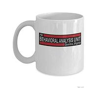 Coffee Mug 11oz-Coffee k Reusable Cups Behavioral Analysis Unit Cup (White) BAU Criminal Minds Tv Show Spencer Reid Gift Decor Shirt Accessories Merchandise Decal Best Mug Gifts