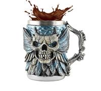 Coffee Mug 17 Oz Halloween Skeleton Design Resin Bar Medieval Decor