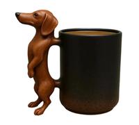 Coffee Mug 3D Dog Shaped Cup for Beverage | Heat-Resistant Cup for Milk Coffee Tea Espresso Home Office Cafe Dining Room Bedroom