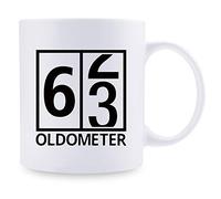 Coffee Mug 63Rd Birthday 1956 Birthday 63 Years Personalised Mug Coloured Ceramic Mugs Funny Tea Cup for Work Office Anyone 330ML
