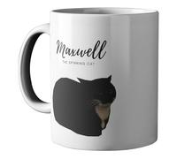 Coffee Mug, Ceramic Coffee Mug, Ceramic Cat Tea Cup, Cute Cups of 350 ml, Tea, Coffee, Handful, for Children, Adults, Family, Coffee Cup Gift Fantasy. This Ceramic Mug Offers A