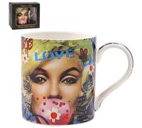 Coffee Mug Ceramic Cup 350Ml Blonde Bombshell Novelty Marilyn Monroe Gift Idea