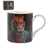 Coffee Mug Ceramic Cup 350Ml Jungle Boogie Novelty Design Animal Print Gift Idea