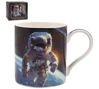 Coffee Mug Ceramic Cup 350Ml Star Man Space Design Astronaut Print Gift Idea