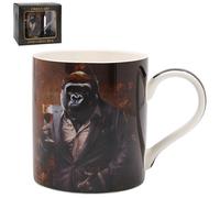 Coffee Mug Ceramic Cup 350Ml Wine Kong-Oisseur Novelty Animal Design Gift Idea