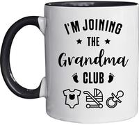 Coffee Mug Ceramic Drinking Cups I'm Joining The Grandma Club Retirement for Coworker Men Women 11 Oz Ceramic Tea Office Mug