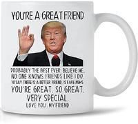 Coffee Mug Donald Trump Collectible Mug - 350ml Funny Mug Shot Cup, Keep America Great with This Unique Coffee Cup - Gift for Trump Supporters and Political Enthusiasts (7)