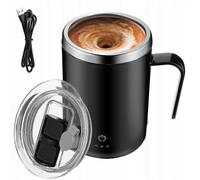 Coffee Mug Electric Self-stiring Mug Stirer Mug Black 400ml