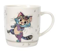 Coffee Mug Fine China Bug Art Keira Kitten Animal Cartoons Novelty Cup Gift Idea