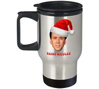 Coffee Mug for Best Gifts Nicolas Cage Face Travel Coffee Mug Cup - Face Off Nicolas Cage Merch Merchandise Shirt Mug Sticker Gift Nicholas Cage